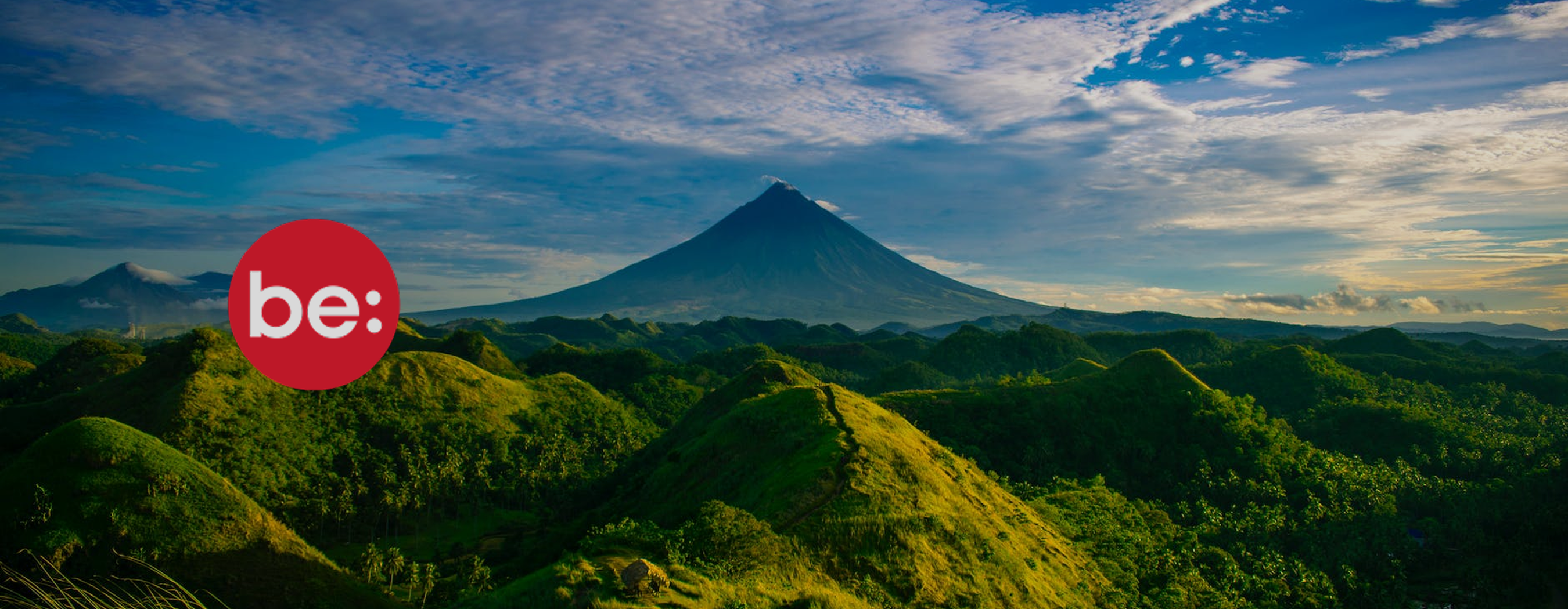 image of a mountain and the Browning Logo